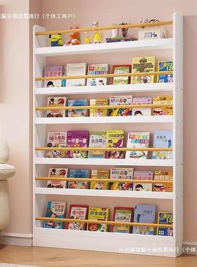 门后书架置物架实收纳柜童壁挂多TIS层墙木上一体儿靠墙缝隙窄柜