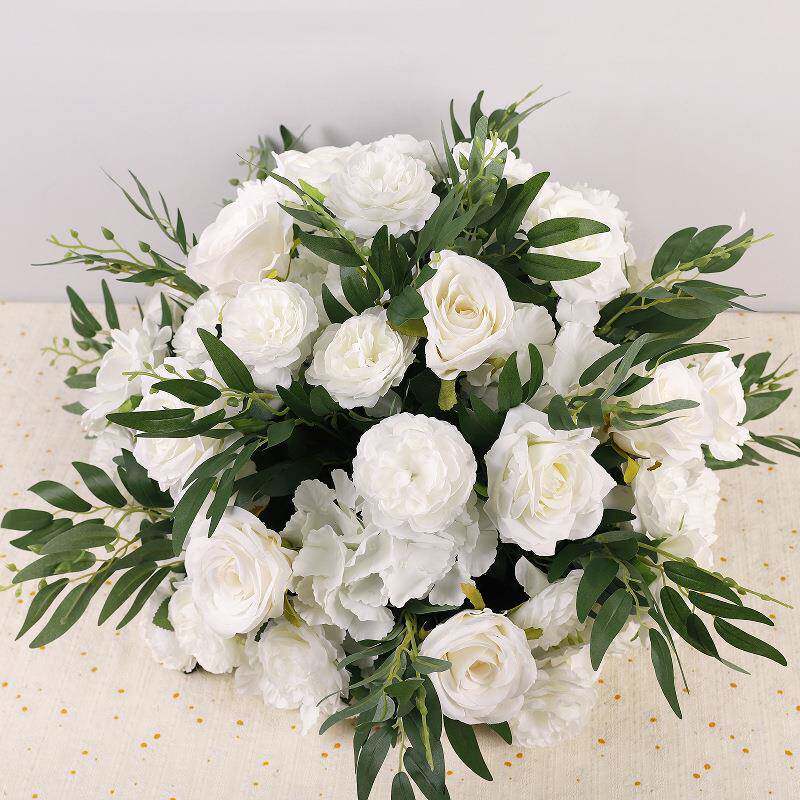 跨1球境庆婚礼路引花地排花展厅餐桌真花装仿饰舞台婚道具花球