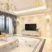 简约现代岩板电客视背景墙护XLM888墙瓷砖大理石材奢影视微晶石厅