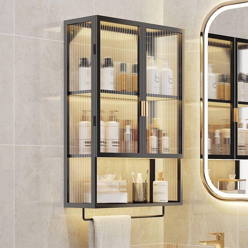 窊飨XGG卫生间置浴物架室免打孔壁挂式物架架厕所洗漱台置墙上收