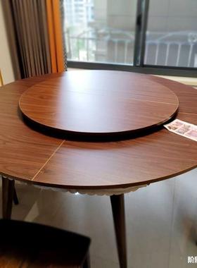 大圆台面板可折叠桌板面四分台家用饭店桌拆卸餐收EMW纳折叠桌可