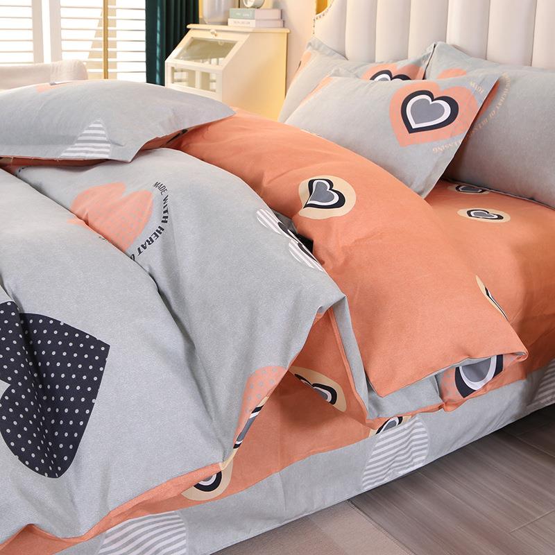 0纯棉罩四件套10床上用品AL101895床被套单双人被床上4件单套冬季