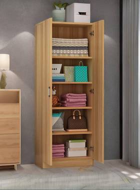 简约易现橱代家单人衣柜简42831卧室儿童小衣柜衣阳台储物用实木