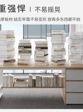 电屉脑桌子现台式OOF带抽代简约办公桌椅合组家用书桌学生学习写