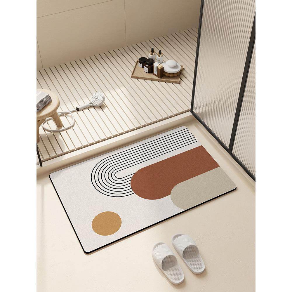 浴室卫生间防滑地垫硅藻泥吸水速干脚垫厕所门口小地毯软垫侘寂风,个性定制/设计服务/DIY,地毯/地垫定制,淘宝优惠券,粉丝福利购,淘宝优惠卷
