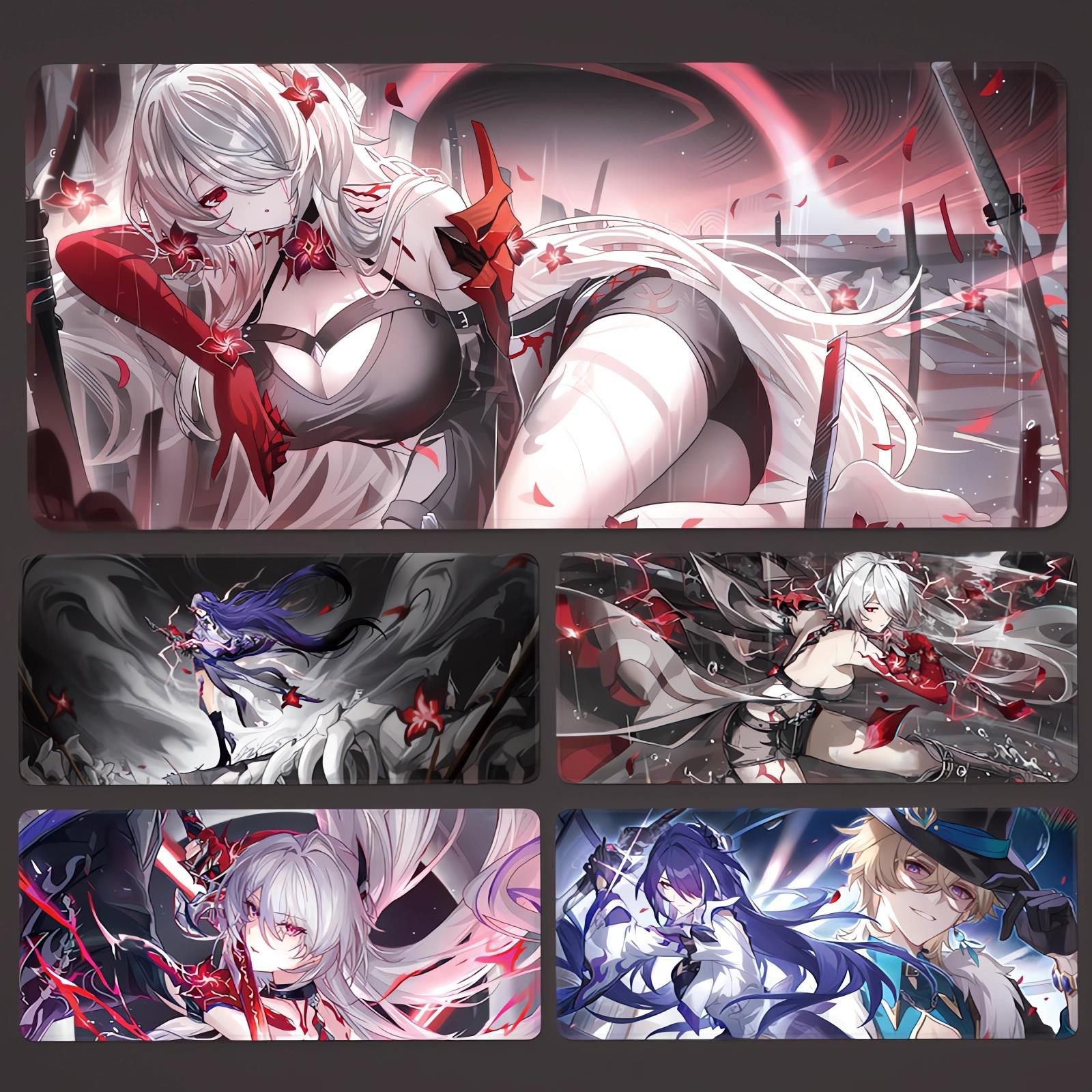 黄泉鼠标垫超大号可定制崩坏星穹铁道二次元游戏周边电脑键盘桌垫