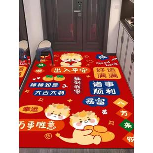 可切割硅藻泥入口门地垫入口防滑脚垫龙年门垫吸水地毯入口垂直版