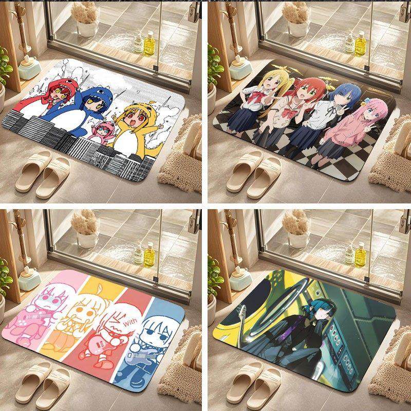 孤独摇滚地垫硅藻泥入户门地毯浴室吸水防滑垫卫生间家用厕所脚垫,个性定制/设计服务/DIY,地毯/地垫定制,淘宝优惠券,粉丝福利购,淘宝优惠卷