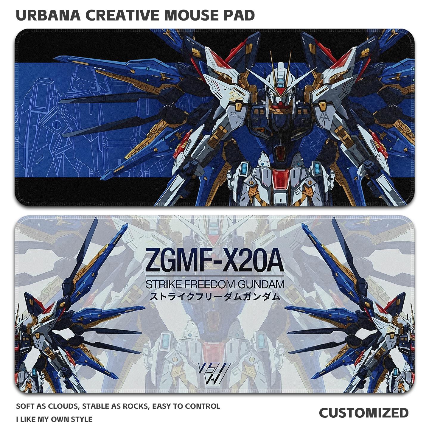 科幻机甲鼠标垫超大加厚护腕防滑电竞游戏键盘垫学生办公电脑桌垫