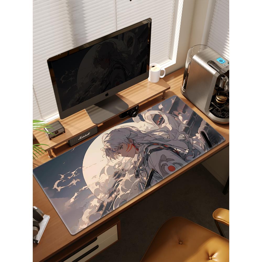 鼠标垫超号大杀生丸桌垫犬夜叉二次元电竞电脑键盘垫家用电脑定制
