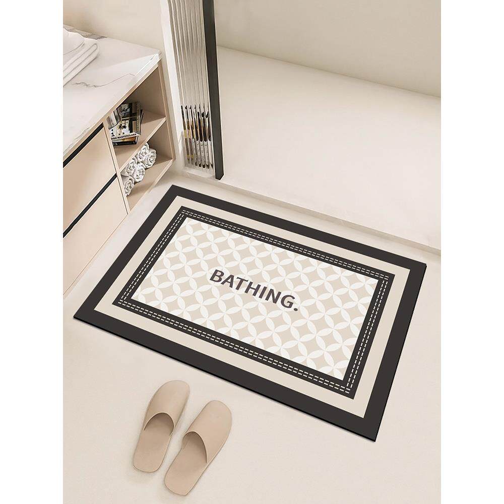 卫生间地垫浴室防滑吸水厕所强门口洗手间硅藻泥速干脚垫地毯卫浴