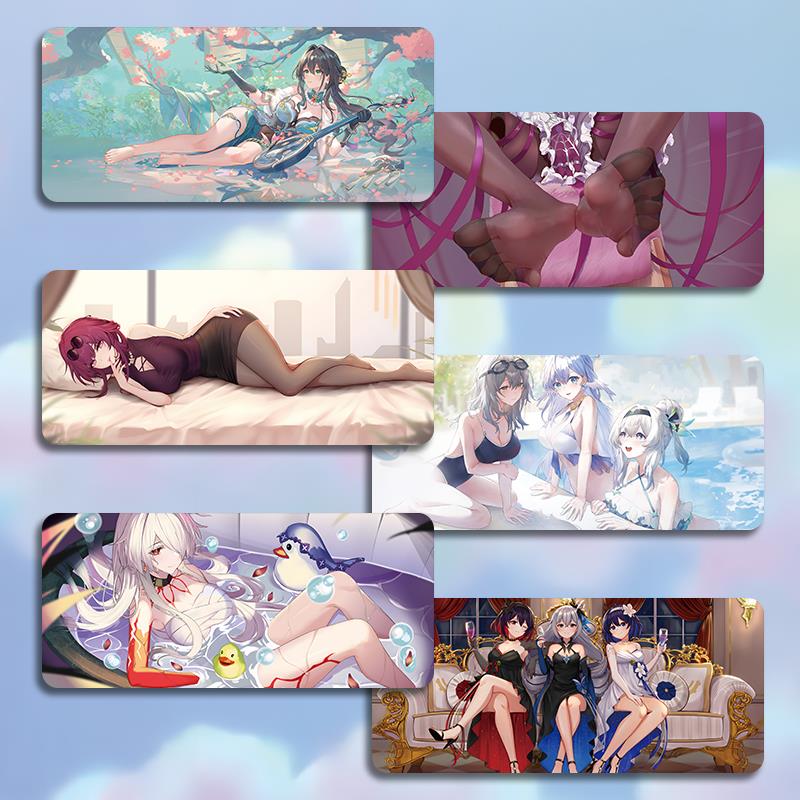 崩坏星穹铁道禁欲系滑鼠垫超大号小号电竞电脑键盘垫二次元桌垫