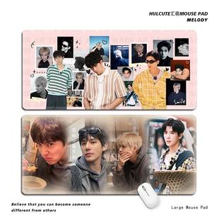 王安宇周边鼠标垫超大号电脑键盘垫粉丝生日礼物品见面会定制桌垫