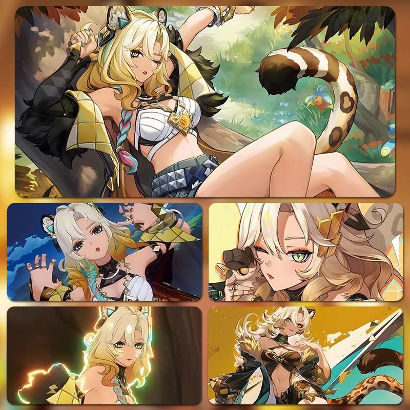 希诺宁鼠标垫键盘垫超大号防滑加厚二次元办公男生游戏笔记本桌垫