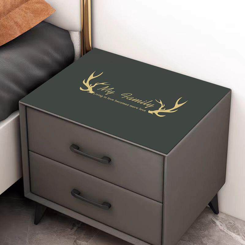 硅藻泥床头柜盖垫简约柜面垫洗衣机盖布防水防滑免洗万能盖巾垫子