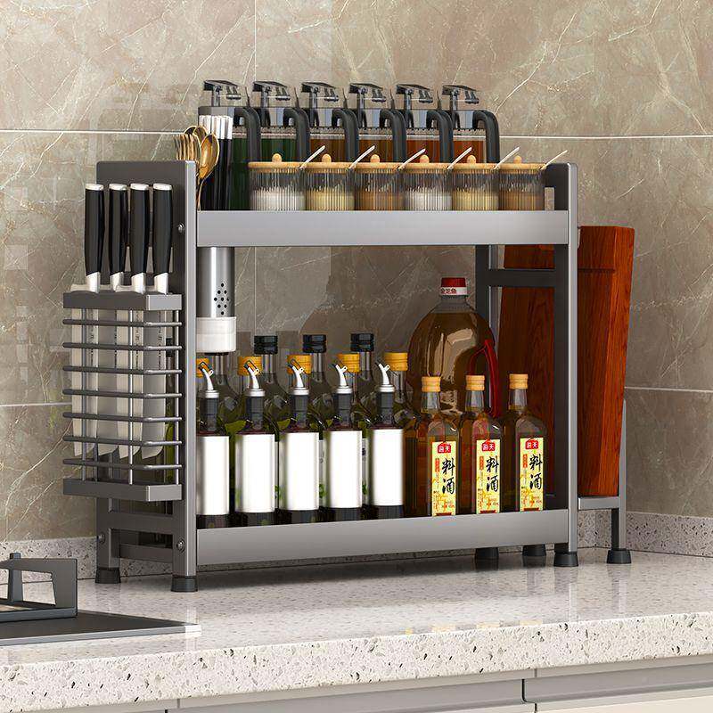 厨房调置物功架筷刀架无品牌/子台面多能调味品厨具用品收纳架料