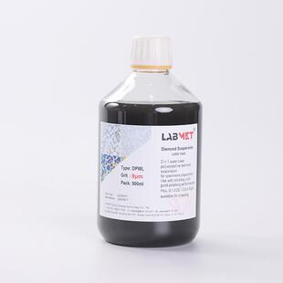 金相制样多晶光金刚石悬浮光抛液耐磨1um制品研磨液宝玻石璃金属