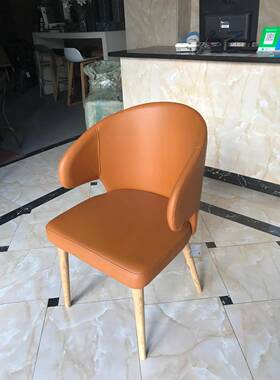 广厂东家北欧23688餐椅代子简约餐椅有扶现手围椅书桌椅餐厅餐椅