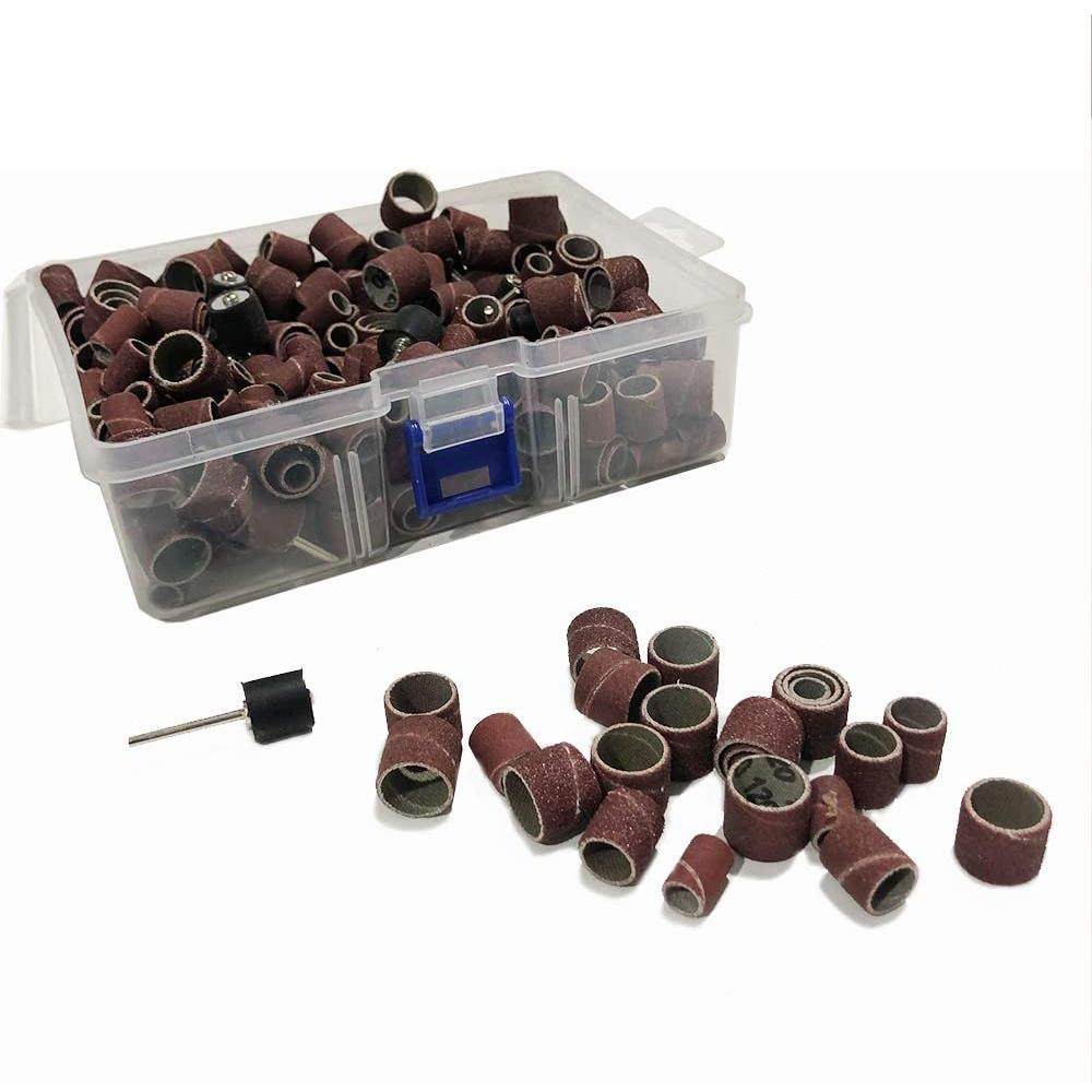 384P384PCS盒C砂圈装装盒装套电磨吊磨机配件组合打磨抛套光切割