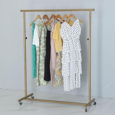 摆地摊折叠单杠衣架衣服店展示架装夜市卖衣服无品牌/架子家用晾