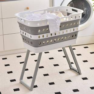折支架脏衣篮叠篮收纳带2508支架大容量多功能收纳洗衣篮收纳筐家