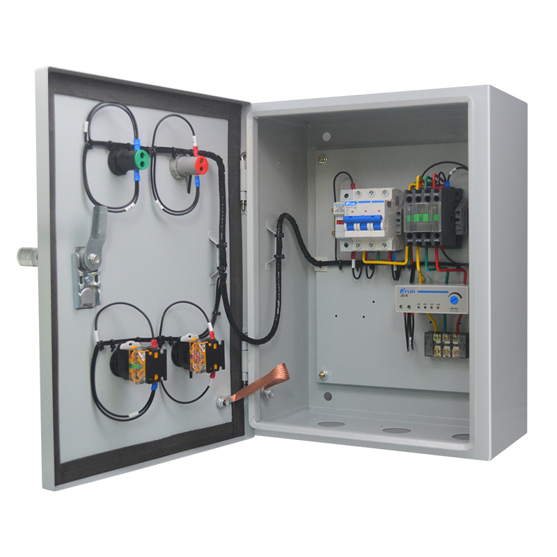 风机水泵控制箱电机起动7.5KW电C控箱三相启动器380V缺相过载保护