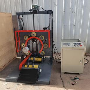 立式 電線電纜鋼帶盤絲環(huán)形繞膜機 打包機全自動輪胎纏繞裹包機立式