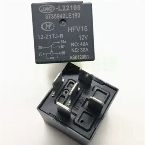 现货 HFV15 12-Z1TJ-R 5脚40A汽车继电器HFV15-12-Z1STJ-R 原装