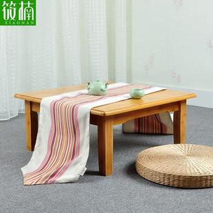 9U楠竹炕桌50 60 70木方桌正实方形床上茶学桌饭习桌榻榻米桌子小