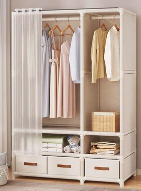 衣柜室卧出租房结实耐用组装日式约简UCX柜衣家用简易防尘收纳衣
