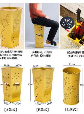 雨伞置收纳架商用雨伞纳收FH-55689筒口雨伞门放架酒店大堂雨伞桶