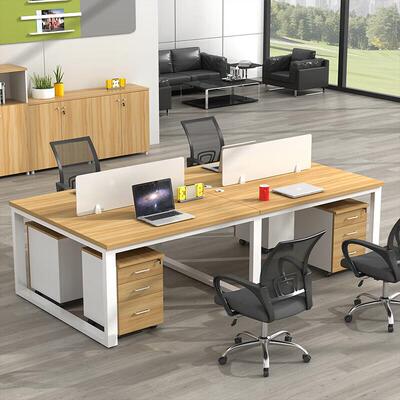 人办公桌办公24DUJ人位办公桌椅室组合职员桌屏风工作位员桌工 单