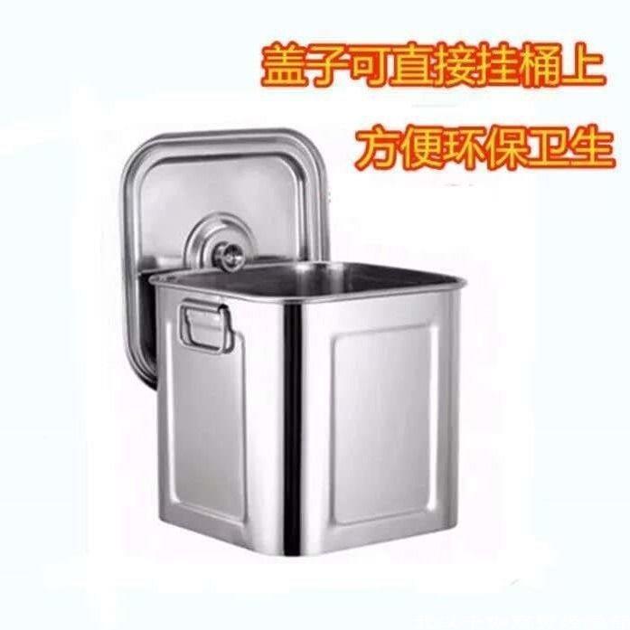 l0l装米桶10公斤50斤20斤方BDJ面桶1斤形家用米缸3厚0加不锈钢储