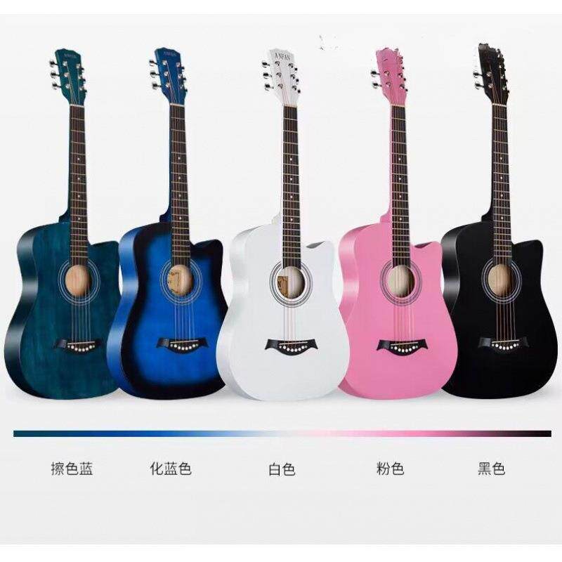 吉初他寸量现寸民谣木吉他学者38寸常规练习琴货普及大吉