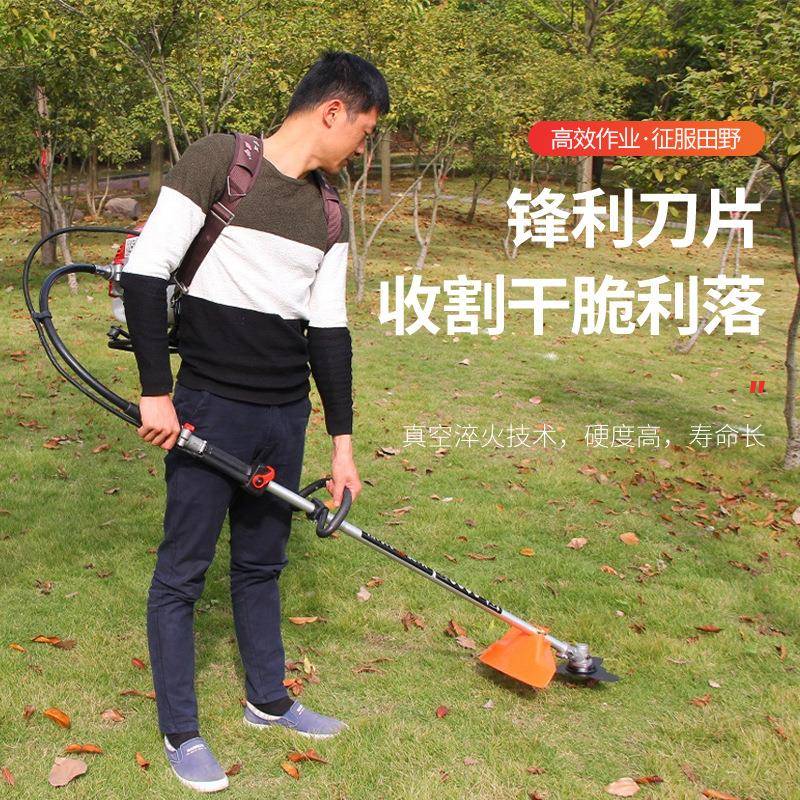 家用汽油割背草机负式18小型砍草割灌机cutr两冲t程锄草打e草机