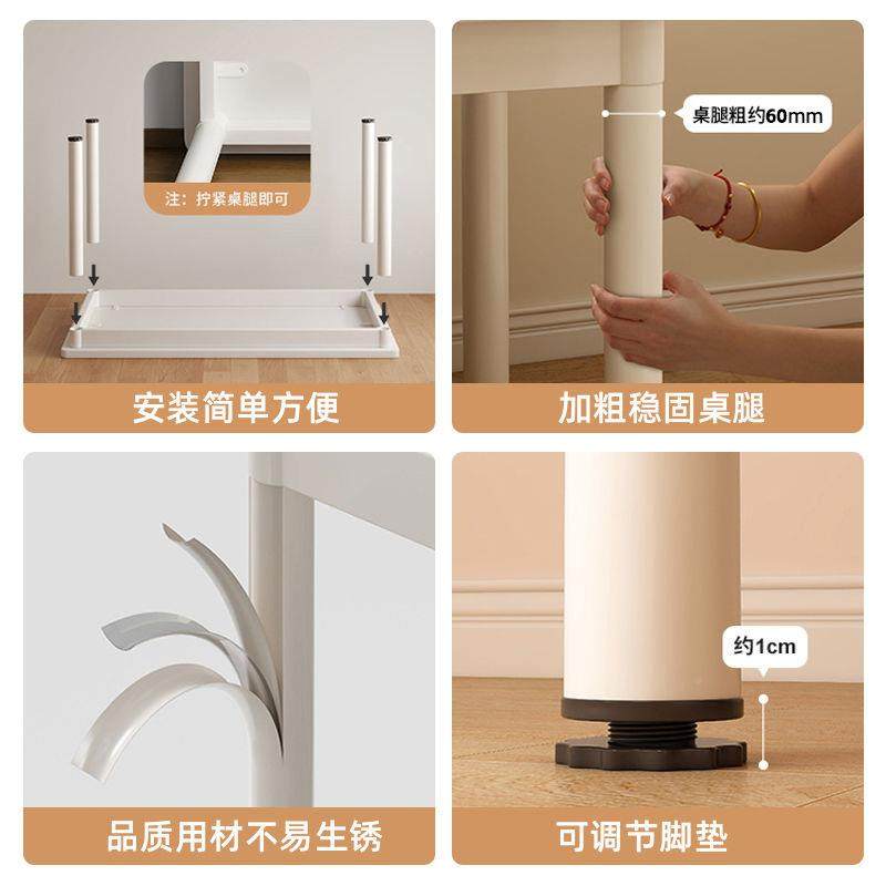 电桌20240906脑桌卧室家用实木书学写字长桌方形学习桌子简易办公