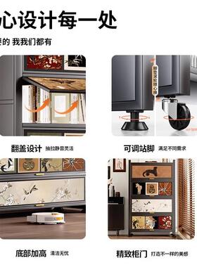 中古风书架落地置物架KML03客厅家用钢制纳书体物柜储柜收一靠墙