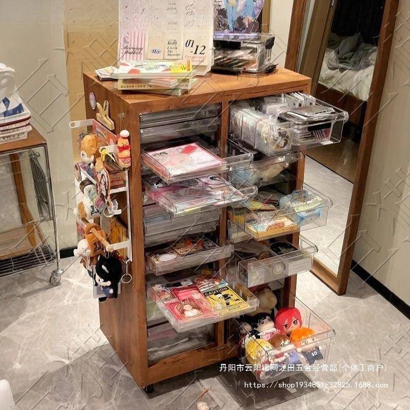 61354898A4文件柜收屉抽式层彩妆美甲纳柜手胀烘焙插件布多样品分