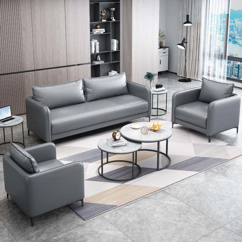 休办几公沙发茶组合现型代小户商务接待会客出闲租房公130寓幼儿