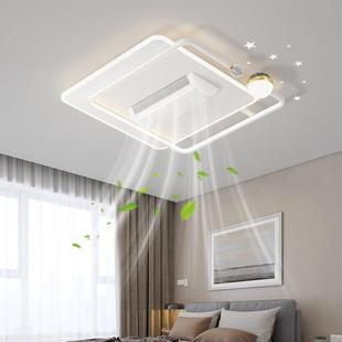 新款 客厅灯卧室现简约大气104中山代灯风具l灯ed吸顶灯无叶扇灯