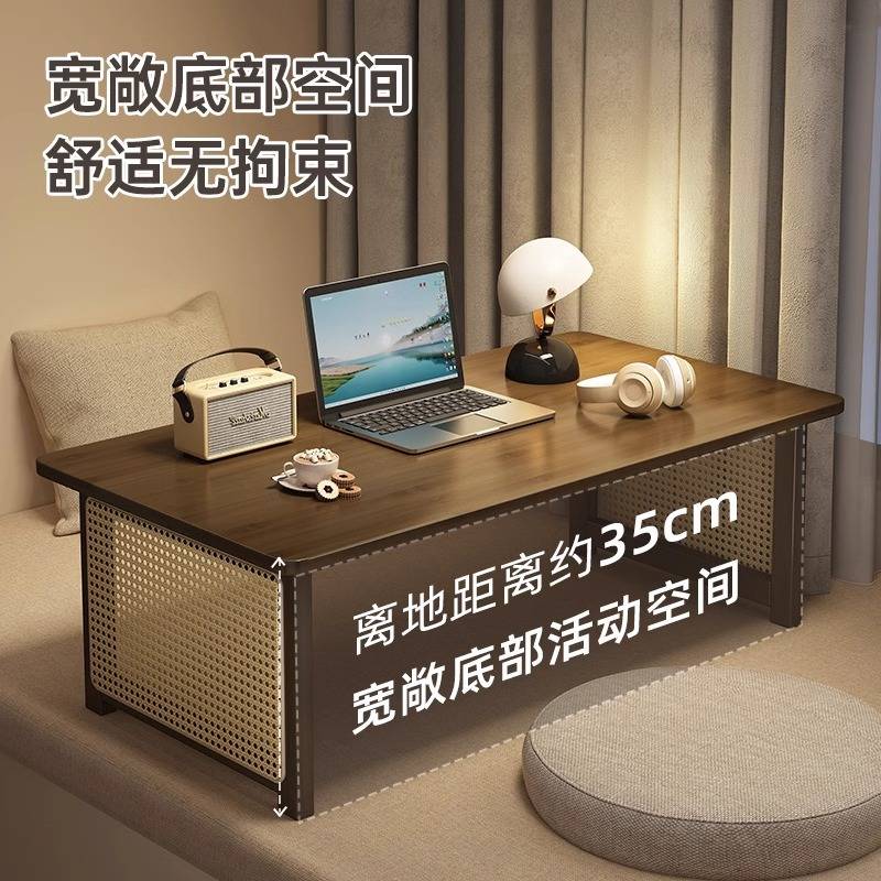 飘窗茶几小桌子家用榻榻米茶桌非实木窗台可折叠炕几卧室坐地矮桌