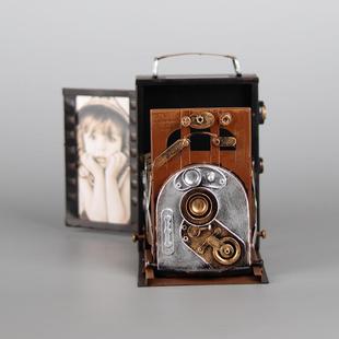 复古仿真老式KHM照橱相机模陈型怀老旧物件摆设窗列道具装饰品摆