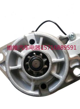 尼桑叉车K15 K21 K25起动机 杭叉TCM启动马达三菱叉车12伏9齿H25