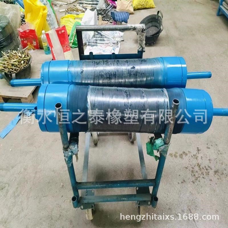 大口径260280注浆塞膨胀胶E管橡胶循环注浆塞瓦斯抽放用
