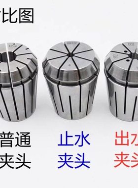 ER20/25CS高精出水筒夹中心内冷出水机械弹性夹套端面出水夹头