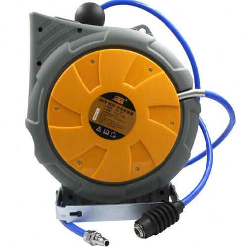 欧维尔OW-820气鼓自动卷管器气管卷轮座排管伸缩20米12*8mm吊轮