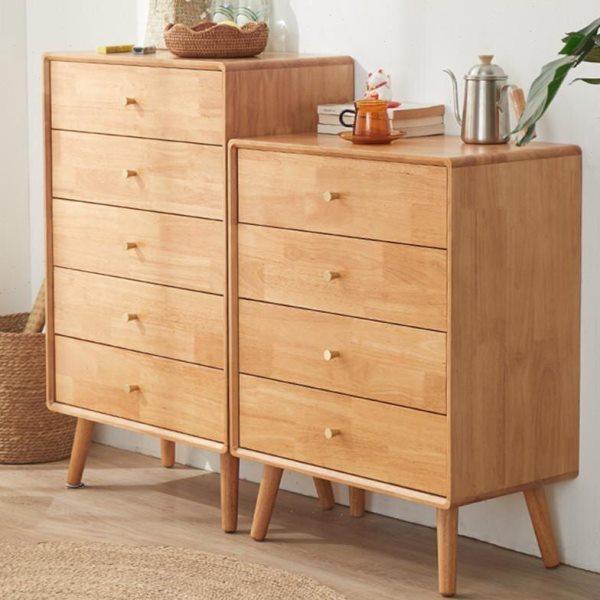 客厅全实木斗柜小户型卧室收纳储物柜简约原木多功能整理柜五斗橱,住宅家具,斗柜,淘宝优惠券,粉丝福利购,淘宝优惠卷