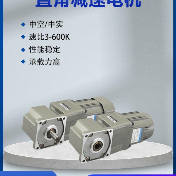 东力直角减速电机 25W60W90W120W250W中空中实转角调速/定速电机