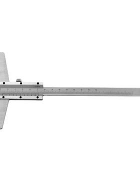 桂林量具机械游标深度卡0尺0-15203JFY00不锈钢高精度深度0卡