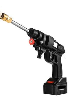 AJS24V无线洗车锂电池水枪车洗车压高水泵车用便携电动家用洗机器